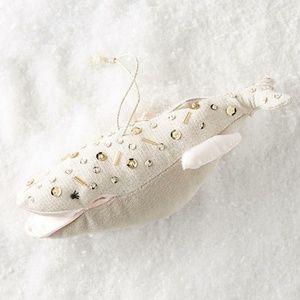 Whale Sequined Christmas Ornament Anthropologie